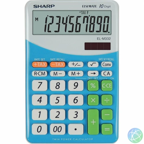 Sharp EL-M332BBL Asztali számológép Blue