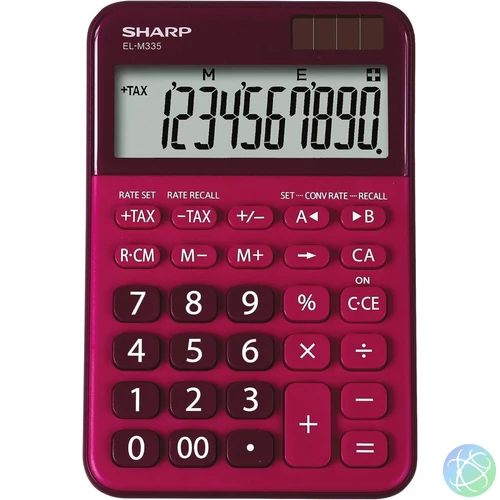 Sharp EL-M335BRD Asztali számológép Red