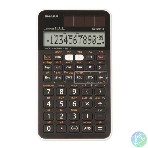 Sharp EL-510RTB Tudományos számológép Black