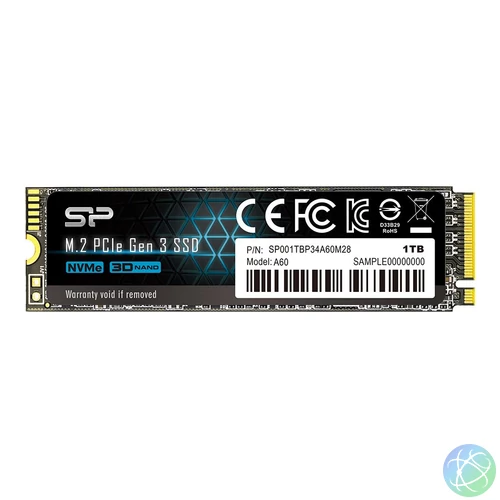 Silicon Power 1TB M.2 2280 NVMe P34A60 SSD