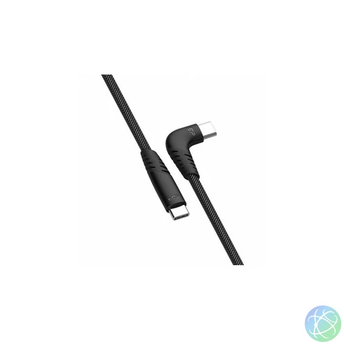 Silicon Power Boost Link Nylon LK50CC USB-C to USB-C 1m Gray kábel