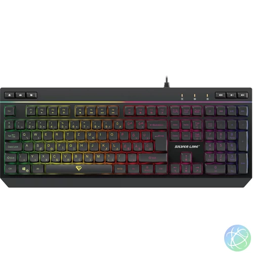 Silverline KB942 Gaming Keyboard Black HU billentyűzet
