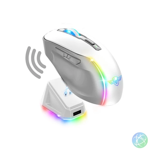 Spirit Of Gamer Elite M50 Artic Gaming Wireless Bluetooth Mouse White egér