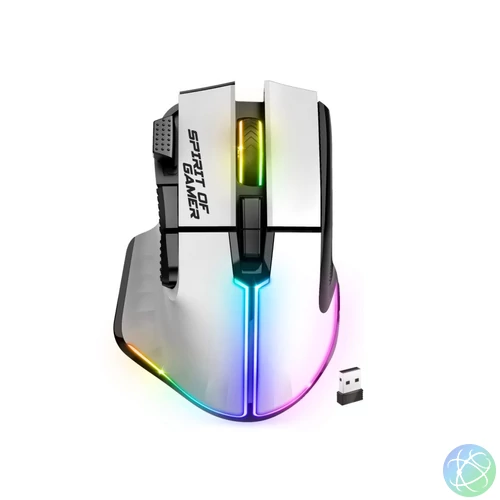Spirit Of Gamer Pro-M5 RGB Arctic Wireless White egér