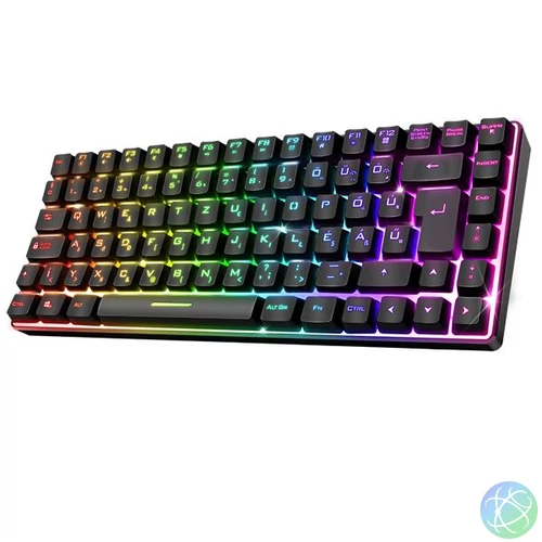 Spirit Of Gamer Elite K70 Wireless Bluetooth Semi-Mechanical Keyboard Black HU billentyűzet