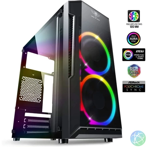 Spirit Of Gamer Deathmatch 3 Window Black gépház