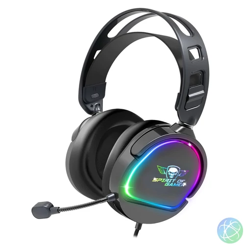 Spirit Of Gamer PRO H6 RGB Gaming Headset Dark