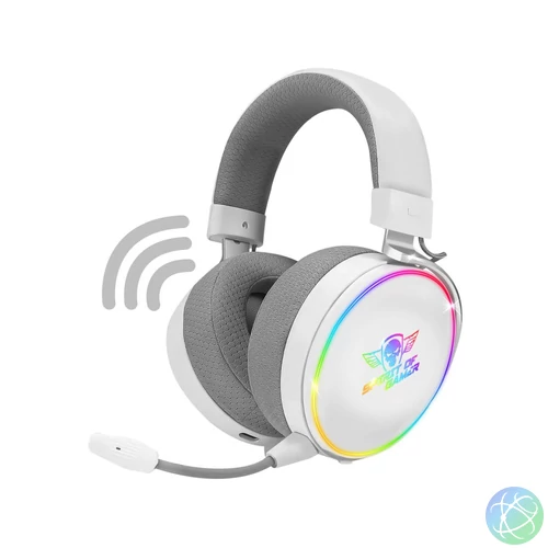 Spirit Of Gamer XPERT H1700 Wireless Bluetooth RGB Gaming Headset White