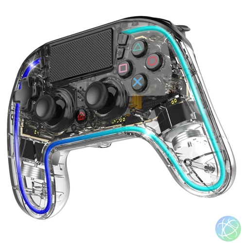 Spirit Of Gamer Neon Bluetooth Gamepad Transparent