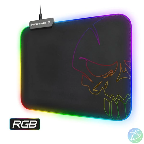 Spirit Of Gamer RGB Medium Egérpad Black