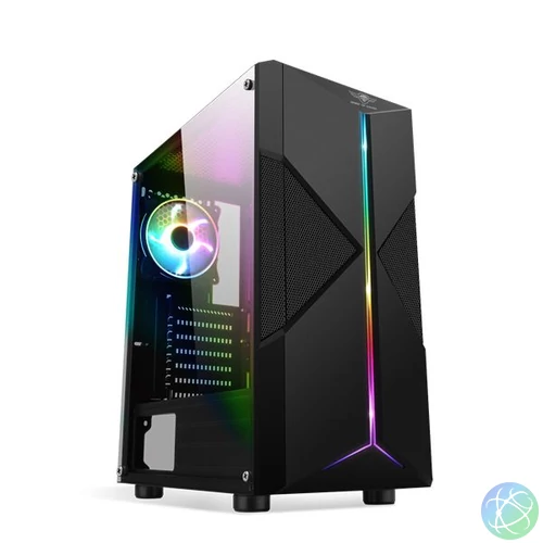 Spirit Of Gamer Clone 3 RGB Window Black gépház
