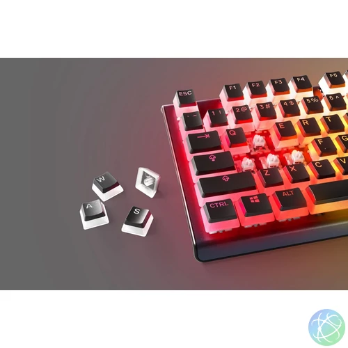 Steelseries PrismCAPS Universal Double Shot PBT Keycaps Black UK billentyűzet