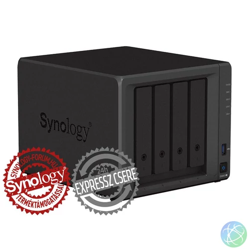 Synology NAS DS923+ (16GB) (4xHDD + 2xM.2 SSD) hálózati tárolóegység (NAS)