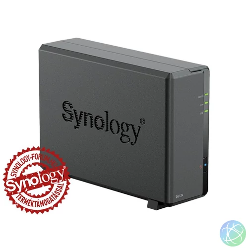 Synology NAS DS124 (1GB) (1xHDD) hálózati tárolóegység (NAS)