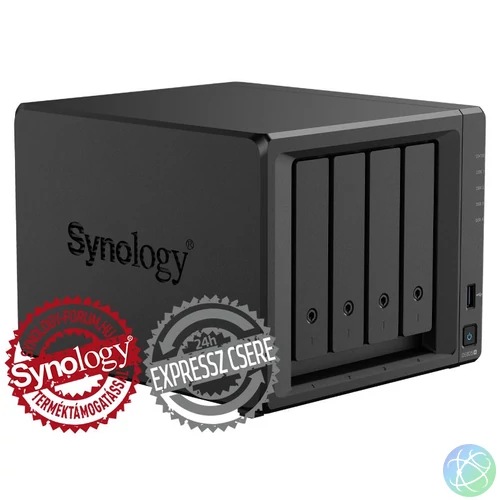 Synology NAS DS925+ (4GB) (4xHDD + 2xM.2 SSD) hálózati tárolóegység (NAS)