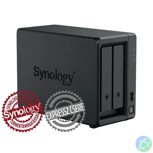 Synology NAS DS725+ (4GB) (2xHDD + 2xM.2 SSD) hálózati tárolóegység (NAS)