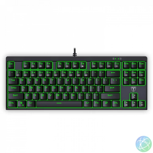 T-Dagger Corvette Wired Keyboard Blue Switch Black HU billentyűzet