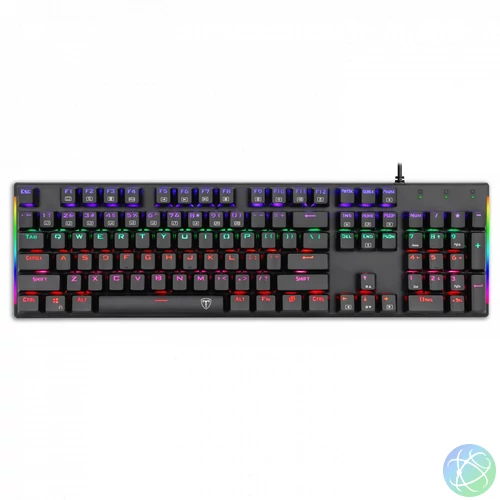 T-Dagger Naxos Wired Keyboard Blue Switch Black HU billentyűzet