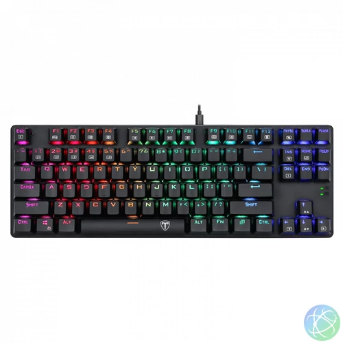T-Dagger Bora Wired Keyboard Blue Switch Black HU billentyűzet