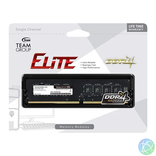 TeamGroup 8GB DDR4 2666MHz Elite memória