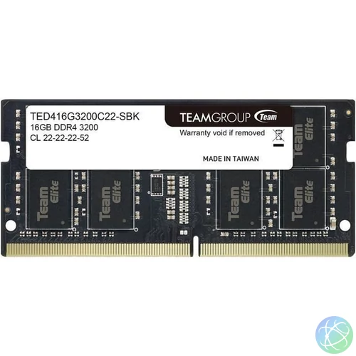 TeamGroup 16GB DDR4 3200MHz Elite SODIMM notebook memória