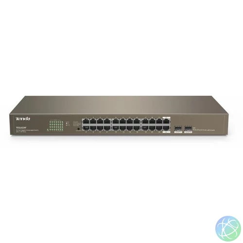 Tenda TEG1024F 24-Port Gigabit Unmanaged Switch with 2 SFP Slots