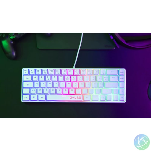 The G-Lab Keyz Hydrogen Keyboard White HU billentyűzet