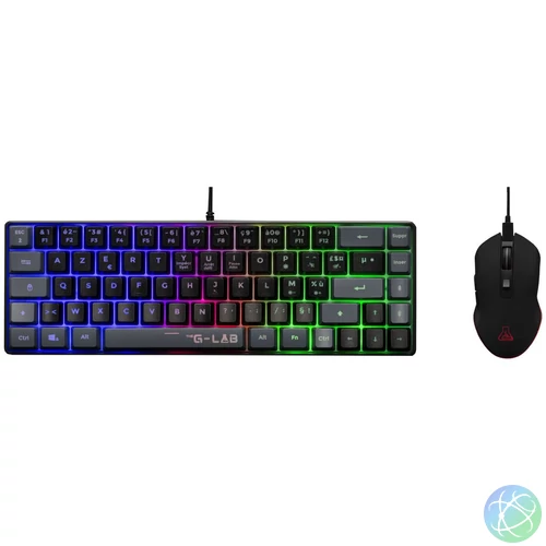 The G-Lab Keyz Hydrogen Keyboard Combo Black HU billentyűzet