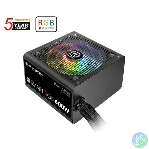 Thermaltake 600W 80+ Smart RGB tápegység