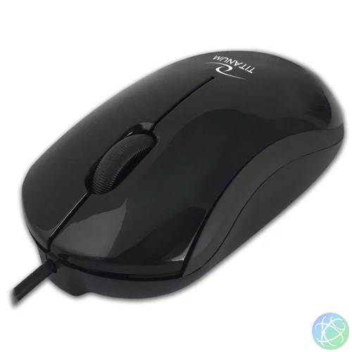 Titanium TM125K Dorado Wired Mouse Black egér