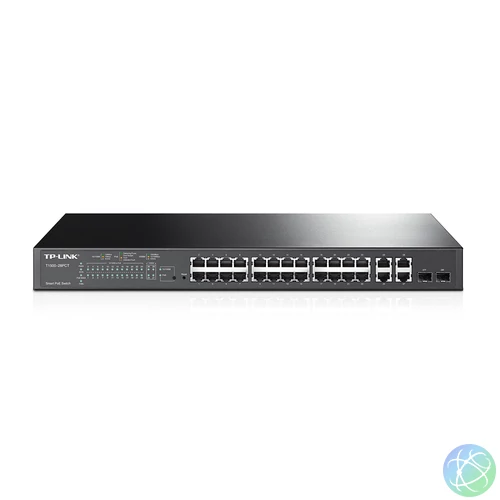 TP-Link TL-SL2428P 24-Port 10/100Mbps + 4-Port Gigabit Smart PoE+ Switch