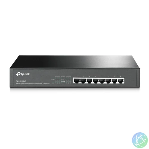 TP-Link TL-SG1008MP 8-Port Gigabit Desktop/Rackmount Switch with 8-Port PoE+