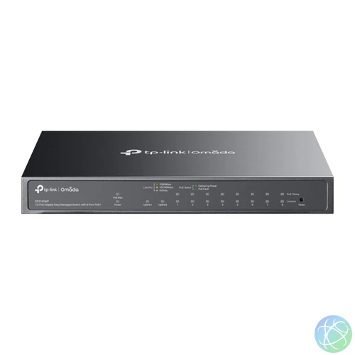 TP-Link ES210GMP Omada 10-Port Gigabit Easy Managed Switch with 8-Port PoE+