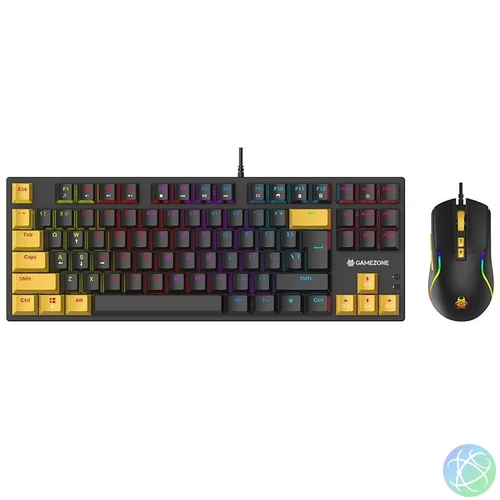 Tracer GameZone Hornet 87 Mechanical Gaming Keyboard Set Black US billentyűzet
