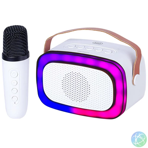 Trevi XR8A01 Mini Bluetooth Karaoke Party Speaker for Kids White hangszóró