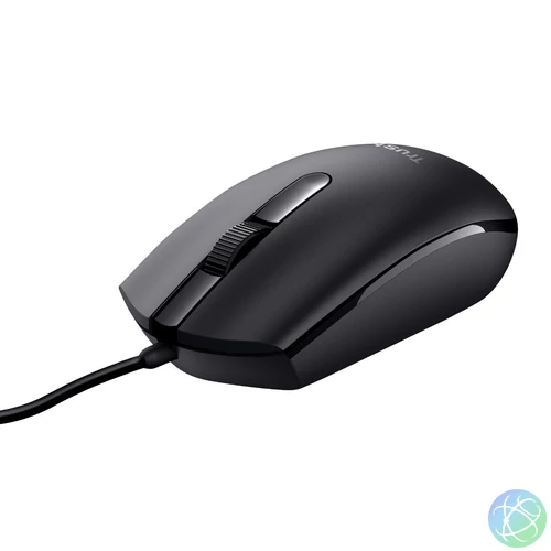 Trust Basi Wired mouse Black egér