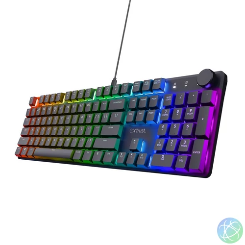 Trust GXT866 Torix Mechanical RGB Keyboard Black US billentyűzet