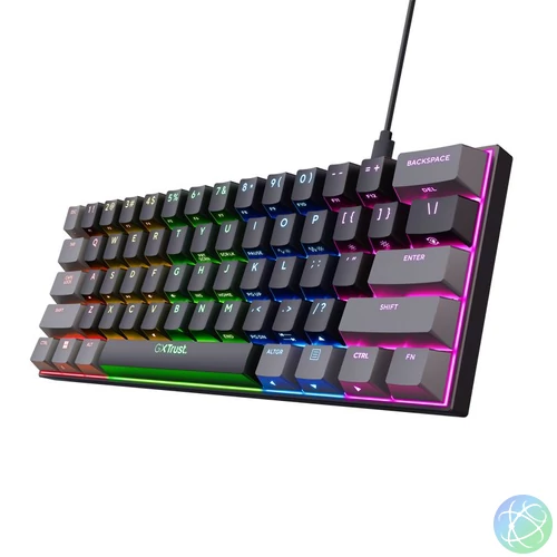 Trust GXT867 Acira Mechanical RGB Keyboard Black US billentyűzet