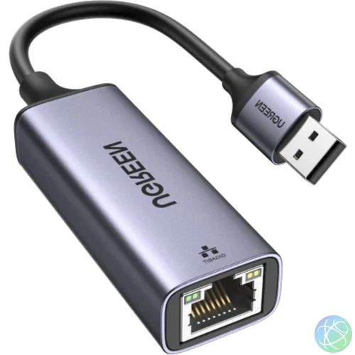 UGREEN USB 3.0 A To Gigabit Ethernet Adapter Grey hálókártya