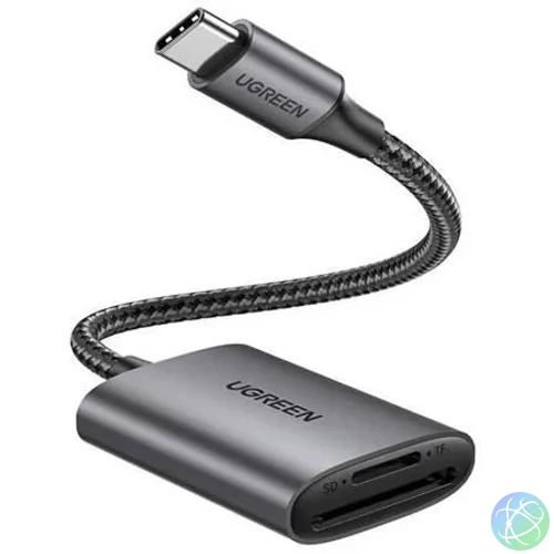 UGREEN CM401 USB-C Card Reader Grey kártyaolvasó