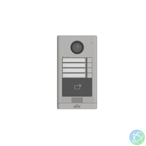 Uniview OEU-202S-HMK4 4 lakásos kültéri egység fém előlappal kaputelefon