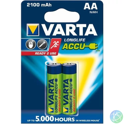 Varta 2100mAh AA Ni-MH akkumulátor 2db/csomag