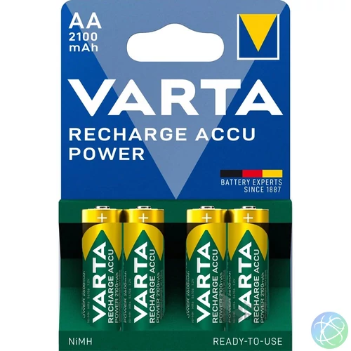 Varta 2100mAh AA Ni-MH akkumulátor 4db/csomag