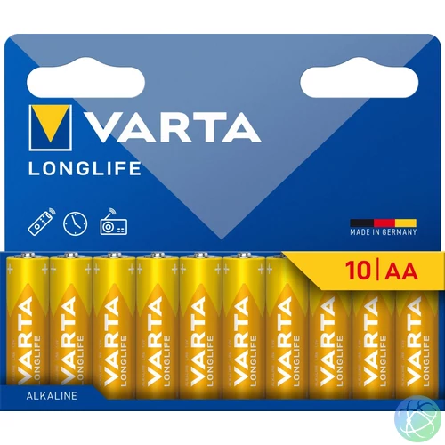 Varta AA Alkáli Elem 10db/csomag