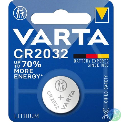 Varta CR2032 Lítium Gombelem 1db/csomag