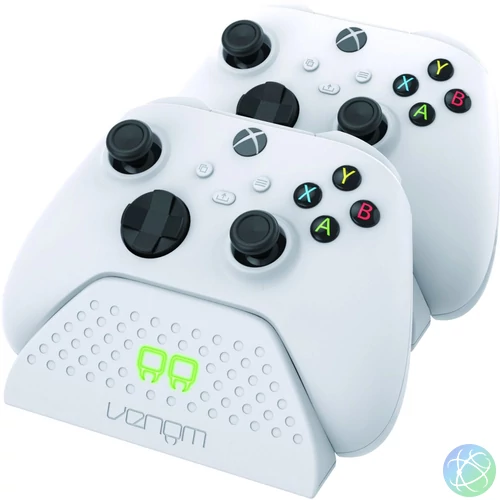 Venom VS2871 Twin Docking Station + 2db Battery White