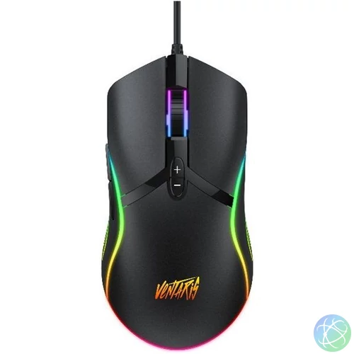 Ventaris M400 RGB Gamer mouse Black egér