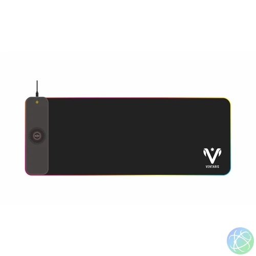Ventaris VMP911-SXXL Quasar Fibra RGB Gaming Egérpad Black