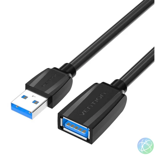 Vention USB 3.0 A Male to A Female Extension Cable 3m Black kábel