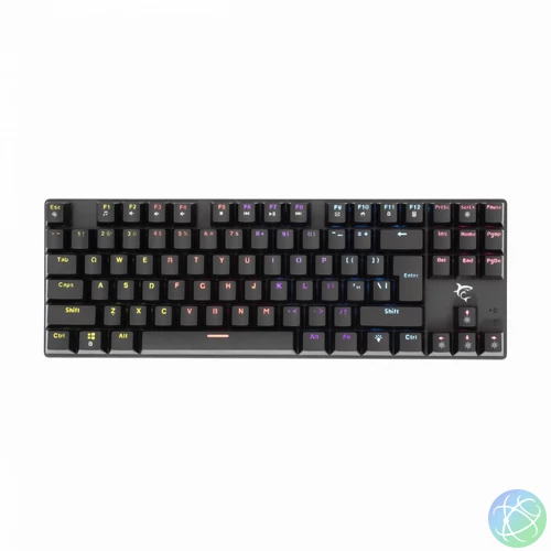 White Shark GK-2106B Commandos Blue Switch Mechanical Gaming Keyboard Black HU billentyűzet